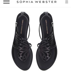 Butterfly flat Sophia Webster Sandal - excellent